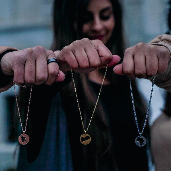ZUDO - Represent Your Roots - Map Necklace