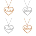Personalized Heart Name Necklace - Image 5