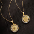 4 Qul + Ayatul Kursi Necklace with Crystals | Bundle - Image 2