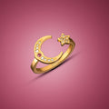 Star & Moon Ring | Birthstone - Image 10
