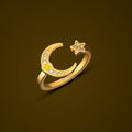 Star & Moon Ring | Birthstone - Image 19